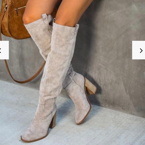 Saint slouch boot grey Clearance